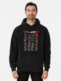 Calendar Formula race cars 2026 circuits colors v2 Pullover Hoodie graphic streetwear, soft and comfortable