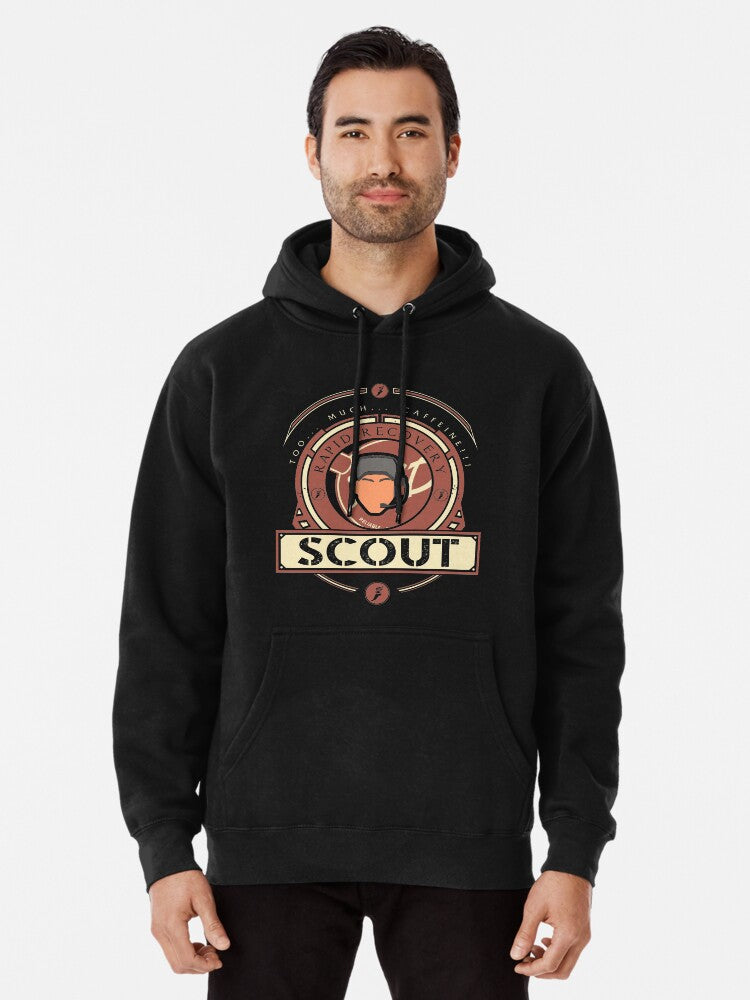 Scout - Red Team Pullover Hoodie casual everyday wear, perfect for layering