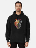 Flower Heart Spring By Tobe Fonseca Pullover Hoodie | Cozy Graphic Hoodie | Unisex Pullover