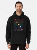 Many Lands Under One Sun Pullover Hoodie vintage style, cold weather essential
