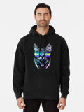 Music Lover Cat Pullover Hoodie | Cozy Graphic Hoodie | Unisex Pullover