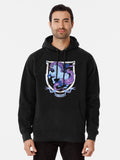 Diamond Monarch Pullover Hoodie | Cozy Graphic Hoodie | Unisex Pullover