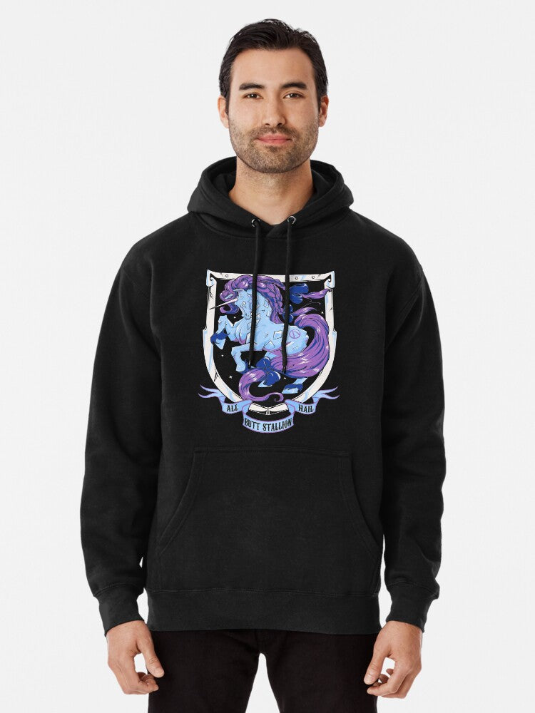 Diamond Monarch Pullover Hoodie | Cozy Graphic Hoodie | Unisex Pullover