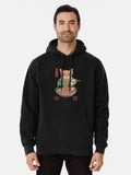 Neko Ramen Pullover Hoodie | Cozy Graphic Hoodie | Unisex Pullover