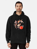 Cherry Blossom Koi Carp Fish Japanese Sakura Pullover Hoodie cozy fleece, great gift idea