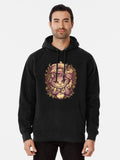 CHESHIRE CAT Pullover Hoodie aesthetic design, perfect for layering