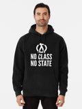 No Class No State Functional Programmer White Text Design Pullover Hoodie aesthetic design, daily wear favorite