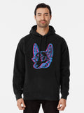 3D Space Coyote Pullover Hoodie cozy fleece, soft and comfortable