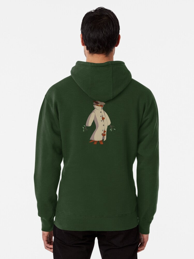 Three Kobolds In A Trenchcoat Pullover Hoodie | Cozy Graphic Hoodie | Unisex Pullover
