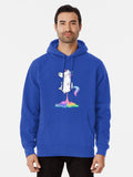 Unicorn Fart Pullover Hoodie | Cozy Graphic Hoodie | Unisex Pullover