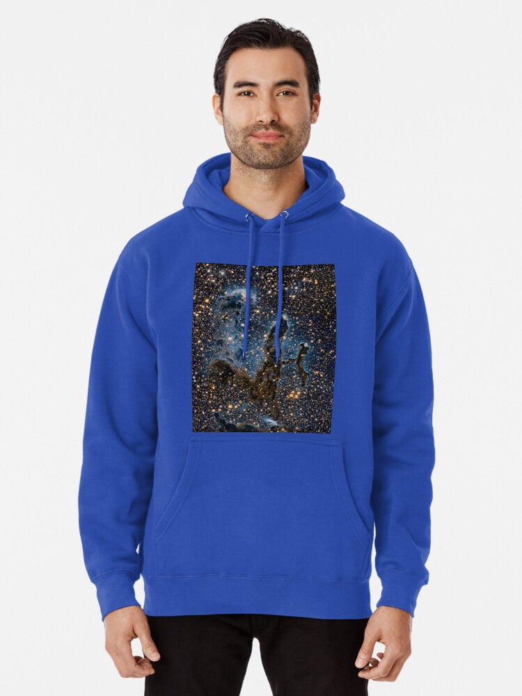 The Pillars of Creation - Eagle nebula Pullover Hoodie anime fan merch, unisex fit