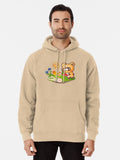 Guoba! - Genshin Impact Pullover Hoodie funny graphic, cold weather essential