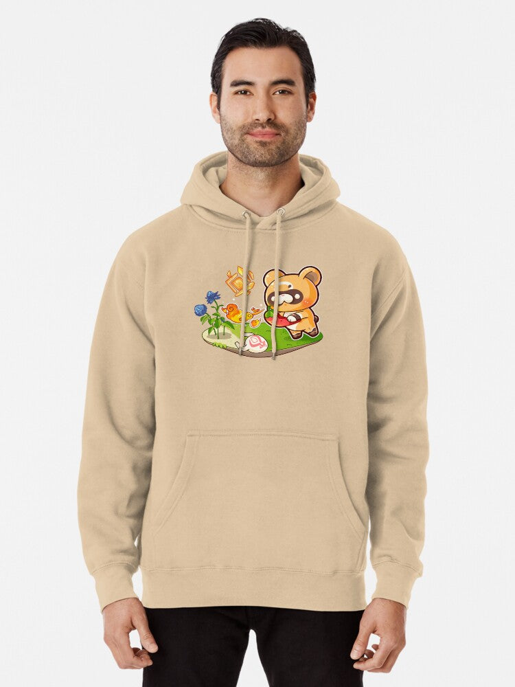 Guoba! - Genshin Impact Pullover Hoodie funny graphic, cold weather essential