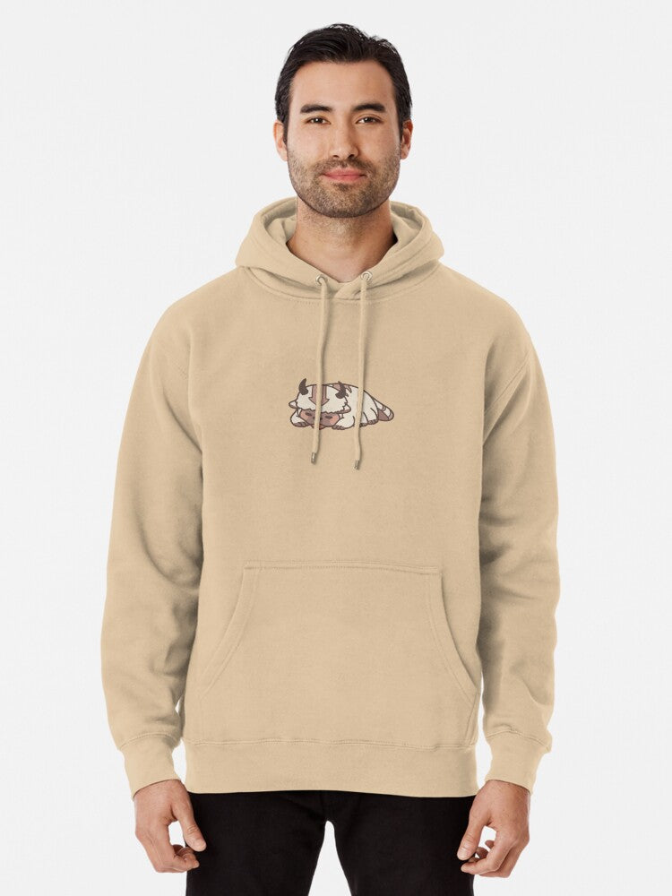 Sleeping Appa Pullover Hoodie graphic streetwear, daily wear favorite