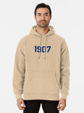 1907 Fenerbahe Blue Pullover Hoodie graphic streetwear, unisex fit