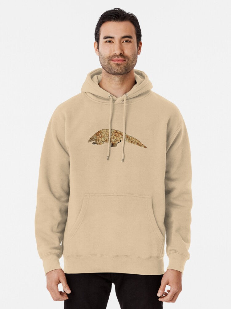 Pangolin Pullover Hoodie casual everyday wear, soft and comfortable