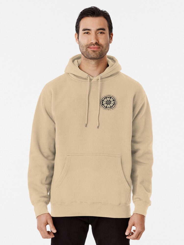 White Lotus Tile - Avatar Pullover Hoodie | Cozy Graphic Hoodie | Unisex Pullover