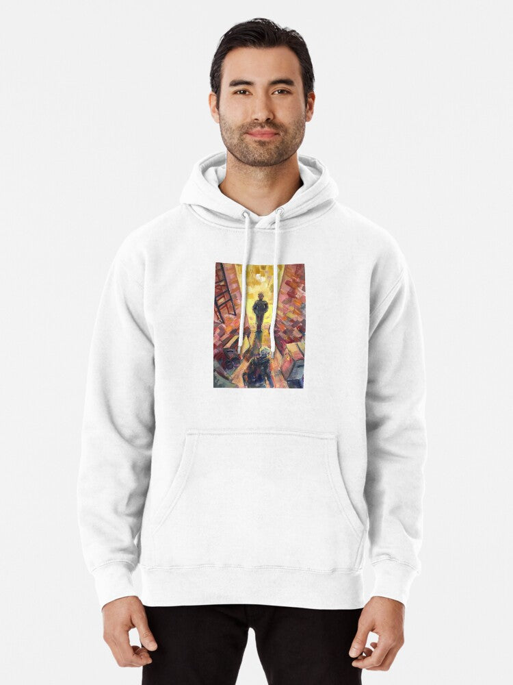 Fisheye Meeting Pullover Hoodie retro vibes, great gift idea