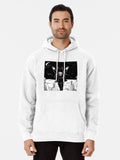 Creepy Girl In A Cemetery Pullover Hoodie | Cozy Graphic Hoodie | Unisex Pullover