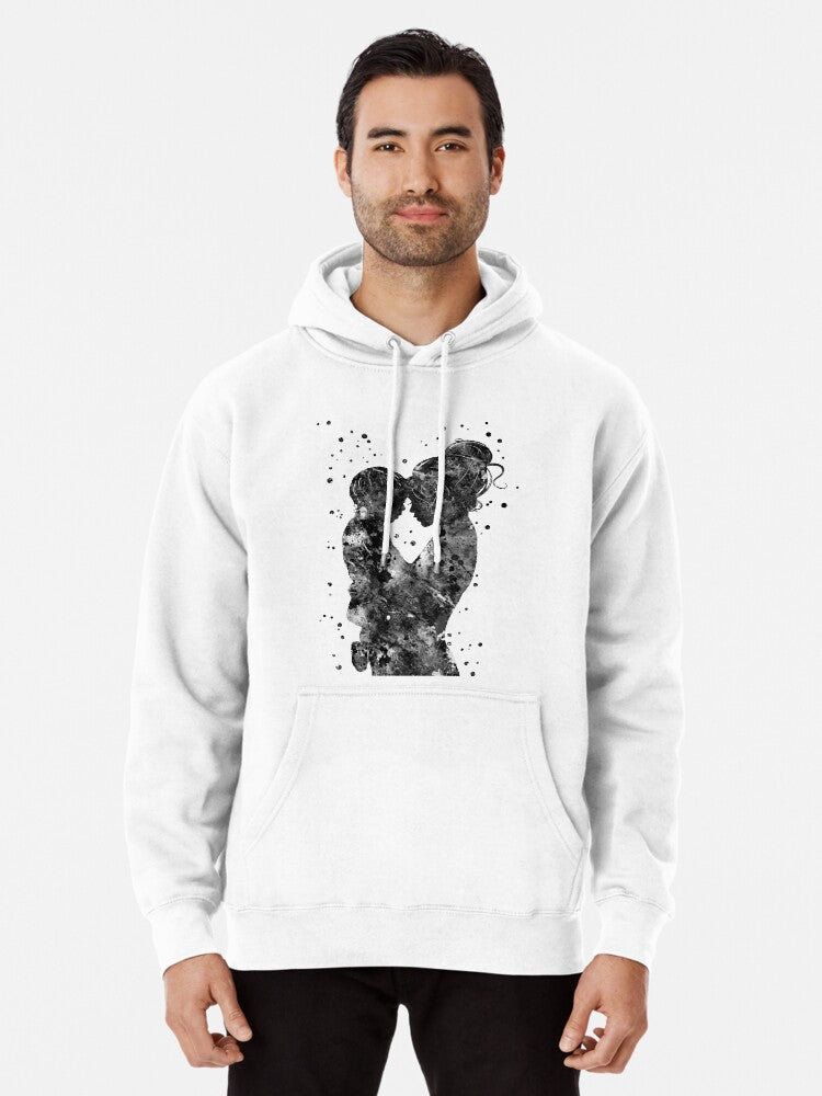 Mother and son Pullover Hoodie funny graphic, soft and comfortable