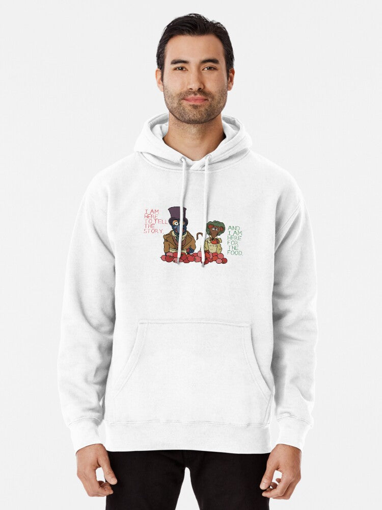 Muppet Christmas Carol - Gonzo and Rizzo Pullover Hoodie cozy fleece, unisex fit
