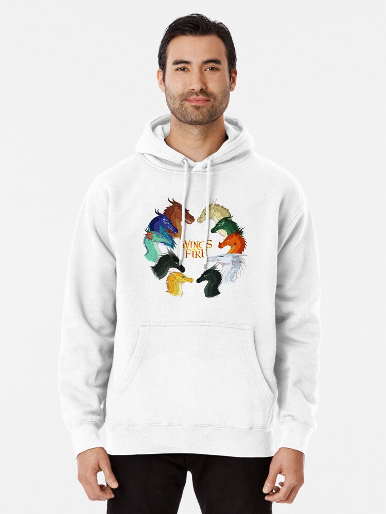 Wings of Fire - All Together Pullover Hoodie funny graphic, perfect for layering