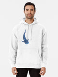 Whale Shark Pullover Hoodie cozy fleece, TikTok trending look