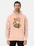 Sushi Chef Cat - Funny Restaurant Kitty - Japanese Food Pullover Hoodie | Cozy Graphic Hoodie | Unisex Pullover
