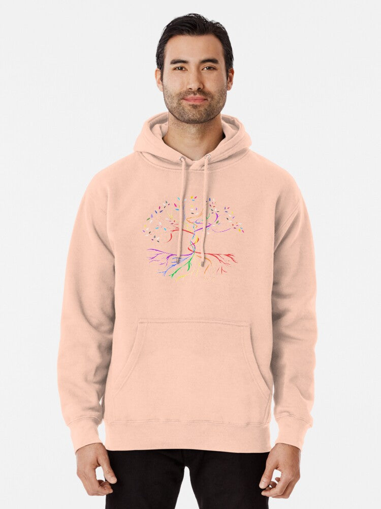 Pride tree of life Pullover Hoodie casual everyday wear, great gift idea