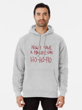 Ho Ho Ho Pullover Hoodie | Cozy Graphic Hoodie | Unisex Pullover