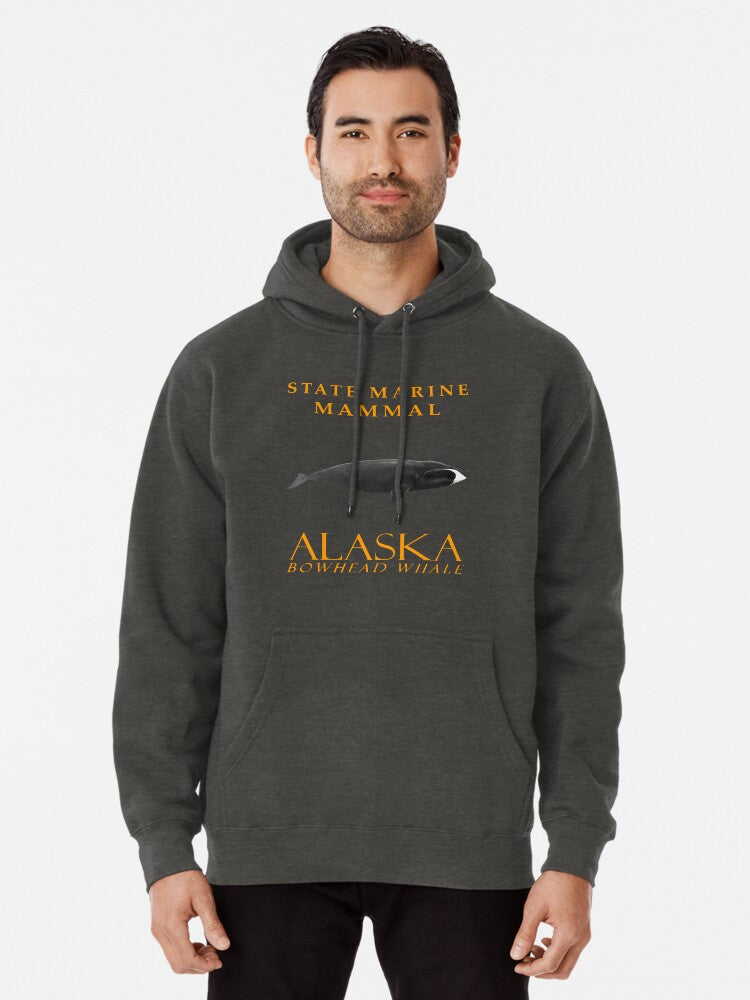 Alaska Territory Marine Mammal The Bowhead Whale Pullover Hoodie retro vibes, TikTok trending look
