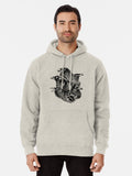 Raven pattern 2 Pullover Hoodie funny graphic, gift for fans