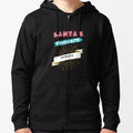 "Santas Favourite Musician Chrismas T-Shirt Pullover Sweatshirt" Zipped Hoodie for Sale by hoyleedgieq