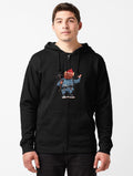Rudolph and Friends Zipped Hoodie | Premium Unisex T-Shirt, Trending Graphic Tee