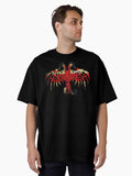 BRITISH 2 HEADED DRAGON FLAG Oversized T Shirt T Shirt Aesthetic Fit Daily Comfort
