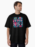 NIGHT FACES FOREST Oversized T-Shirt