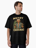 Chuck Norris Christmas Oversized T-Shirt