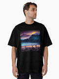 Mind Surfing Machine Dreams 022 Oversized T-Shirt | Graphic T-Shirt for Unisex