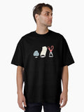 Rock Paper Scissors Bffs Oversized T-shirt | Trendy Graphic Tee | Casual Unisex T-shirt