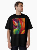 Radiant Woman A Colorful Celebration of Feminine Power T Shirt Oversized T Shirt T Shirt Streetwear Style Daily Wear