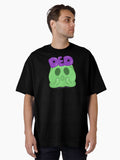 DED/Shocked Cat Slime (TheWildMeowMeow Twitch Emote) Oversized T-Shirt