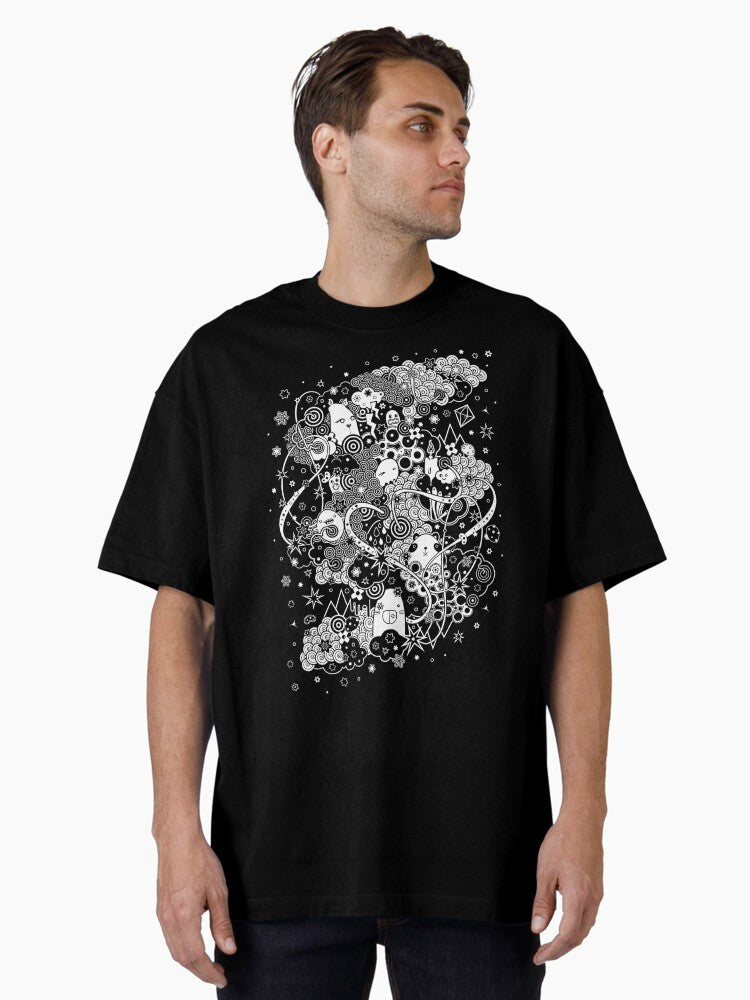 Pandamonium Oversized T Shirt T Shirt Best Seller Look Hot Search US