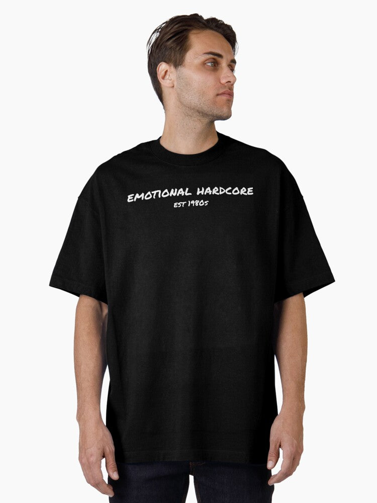 Emotional Hardcore Oversized T-shirt | Trendy Graphic Tee | Casual Unisex T-shirt