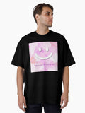 smile,Hope is only the love of life.picture of various colors,pink Oversized T-Shirt