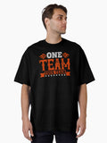 One Team Our Team Basketball Gift Oversized T Shirt T Shirt Comfort Fit Hot Right Now