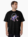 Walkman Boy Audiotape 90s Gadget Oversized T-shirt | Trendy Graphic Tee | Casual Unisex T-shirt