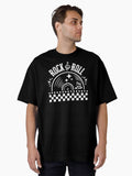 Rockabilly Style Vintage 50s Sock Hop Party Rock N Roll Dance Oversized T-shirt | Trendy Graphic Tee | Casual Unisex T-shirt