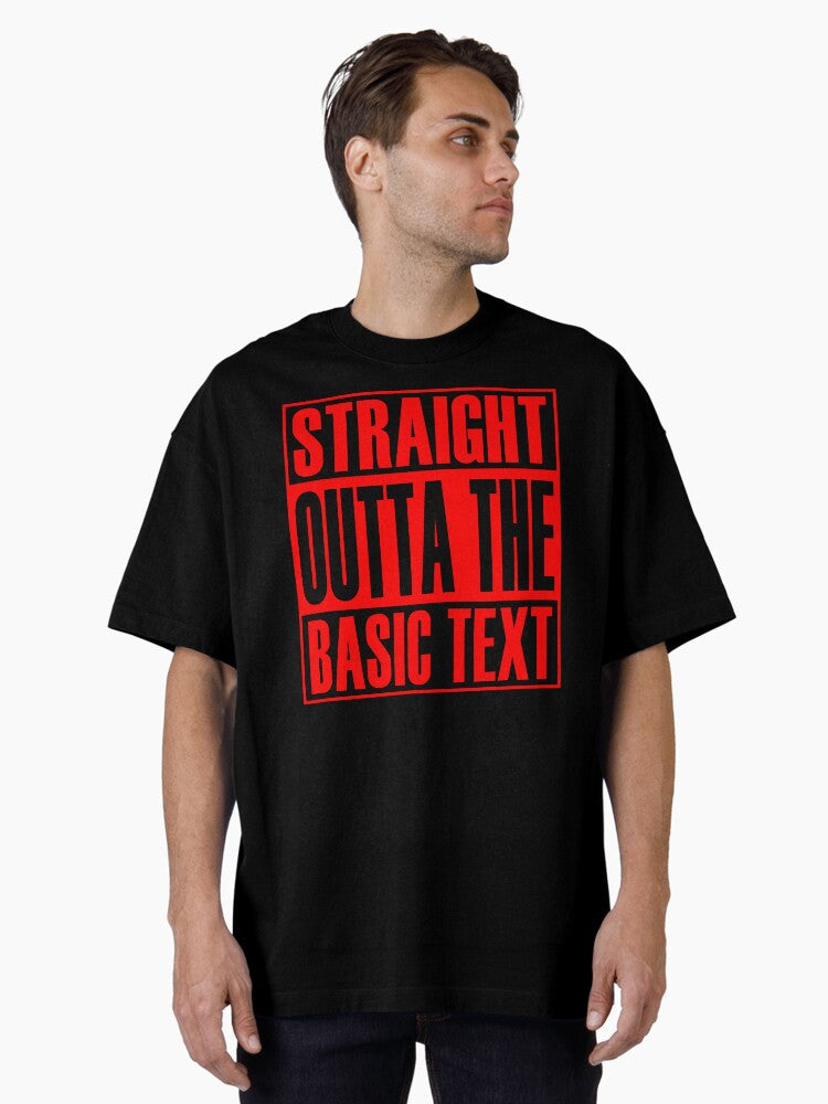 Straight Out Of The Basic Text - Red