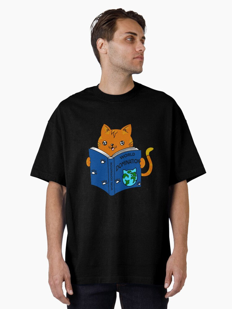 World domination kitten Oversized T-Shirt