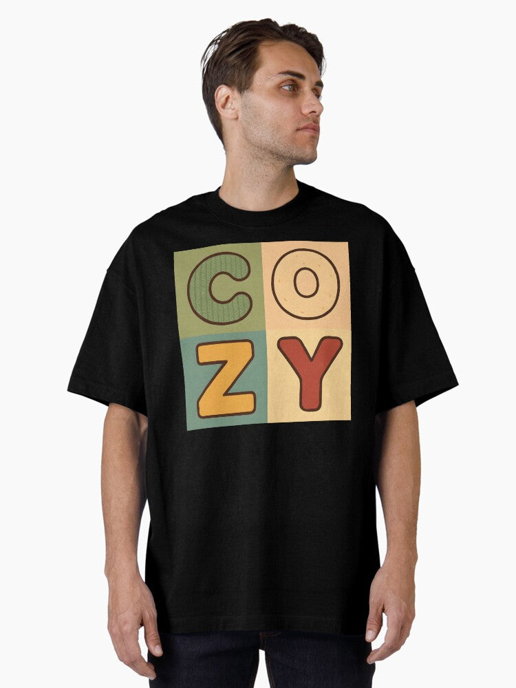 Cozy Letters Oversized T-Shirt